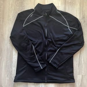 Black Adidas Zip Up Jacket